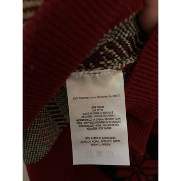 Arizona Coyotes NHL Patches Ugly Crew Neck Knit Sweater Hockey Mens Medium - Picture 3 of 9